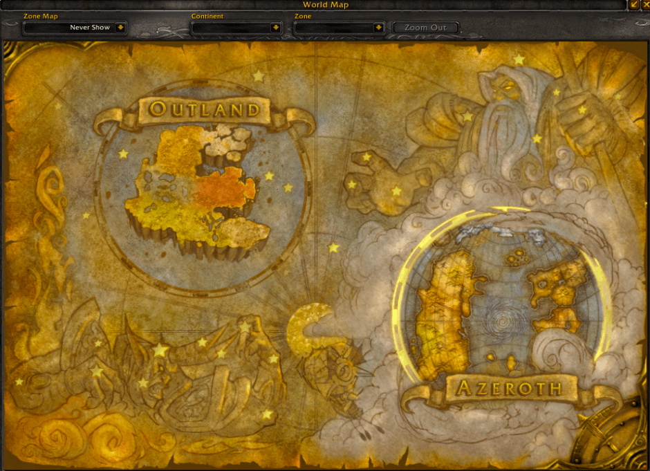 World yang sangat luas untuk dieksplorasi