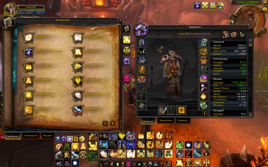 Variasi skill dan spell beragam tiap karakter