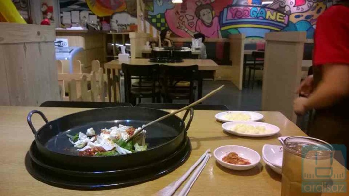 Penyajian sama persis dengan Yoogane di Korea