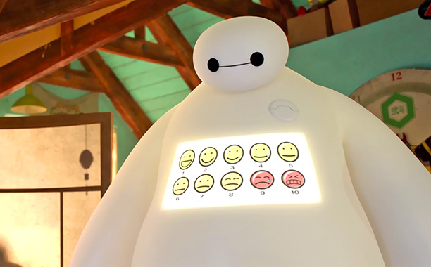 Robot paling huggable