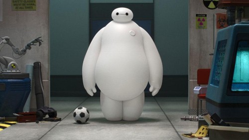 Karakter Baymax yang gemesin